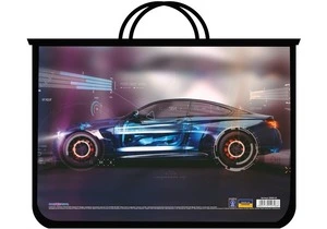 Портфель пластиковий Cool For School "Racing" А4 на блискавці 2 відділення  (CF30000-02)