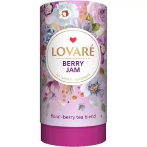 Чай розсипний LOVARE в тубі Ягідний Джем 80г(878245)
