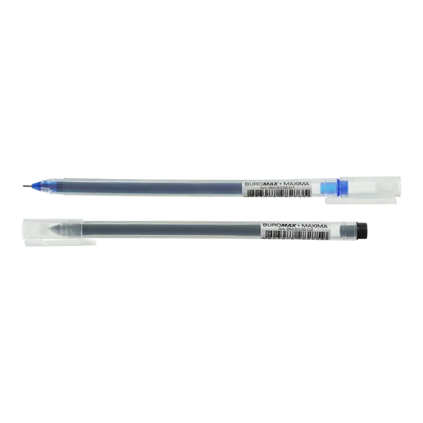 Ручка гелева Buromax Maxima чорнило чорне 0.7 мм пластик (BM.8336-02)