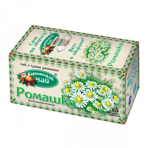 Чай в пакетиках Карпатський Ромашка 1г x 25 шт (210058)
