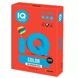 Папір кольорового IQ А4 160г/м2 інтенсив чорний B100 250арк. (A4.80.B100.250)
