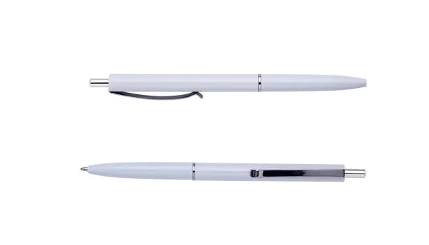 Ручка кулькова автоматична Buromax чорнило синє 1.0 мм пластик корпус білий  (BM.8239-12)