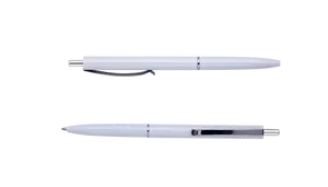Ручка кулькова автоматична Buromax чорнило синє 1.0 мм пластик корпус білий  (BM.8239-12)