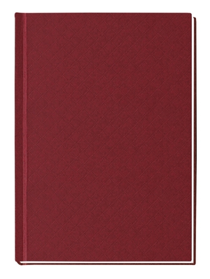 Блокнот А6, 80 арк, "Клітинка",бордо
