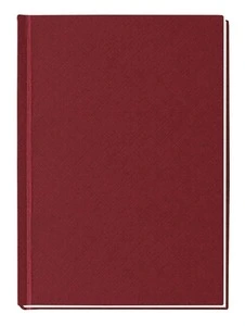 Блокнот А6, 80 арк, "Клітинка",бордо