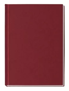 Блокнот А6, 80 арк, "Клітинка",бордо