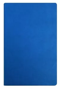 Діловий записник А5, Vivella, тверда обкладинка, білий нелінований блок, синій