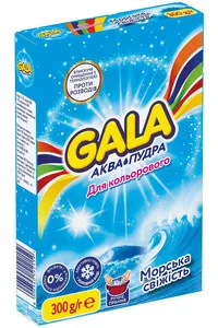 Пральний порошок Gala автоматичне прання Аква-Пудра для кольорових речей 300 г (80866661)