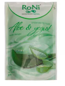 Крем-мило рідке RoNi "Aloe & Yogurt" з гліцерином запаска 450 мл (440061)