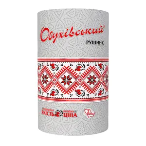 Рушник паперовий Обухів 2-х шарові 1рул/уп (837481)