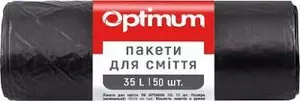 Пакети для сміття ProService Optimum 35 л 50 шт чорний (16117805)