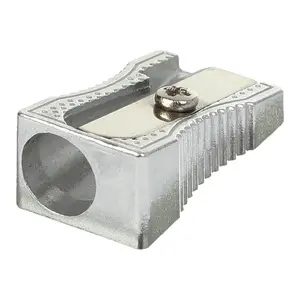 Чинка Buromax без контейнеру на 1 отвір ручна метал колір сірий (BM.4730-24)