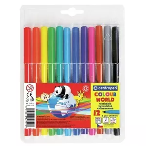 Фломастери 12 кольорів Centropen (7550/12)