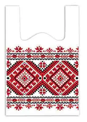 Пакет майка Вишиванка 200шт. (10025-1)