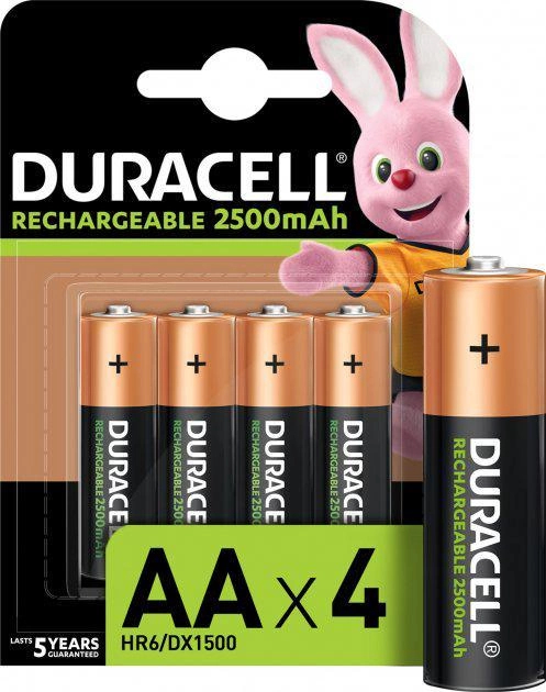 Акумулятори Duracell LR06/АА 2500 4шт  (2500)