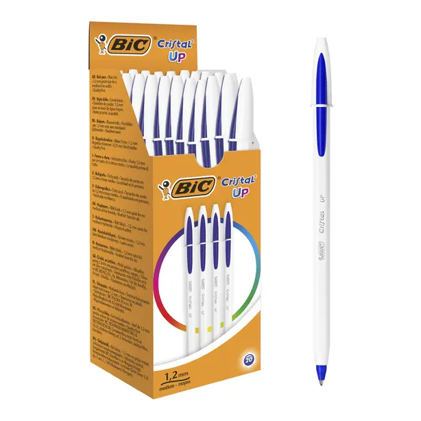 Ручка кулькова BIC CRISTAL UP синє 0.3 мм пластик (bc949879). Фото 2