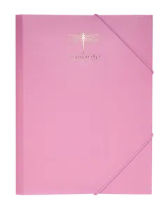 Папка на гумках FAVOURITE PASTEL A4 рожева 750 мкм (BM.3954-10)