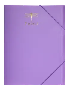Папка на гумках FAVOURITE PASTEL A4 бузковий 750 мкм (BM.3954-26)