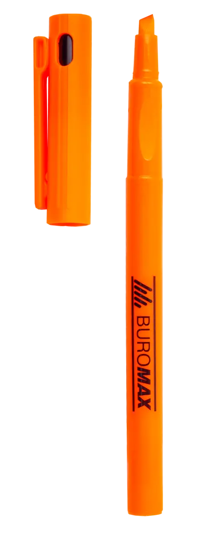 Маркер текстовий Buromax Neon помаранчевий 1-4 мм клиноподібний (BM.8907-11)