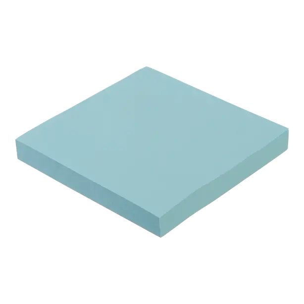 Стікер для нотаток Buromax 76х76мм 100арк. Pastel блакитний (BM.2384-14). Фото 2