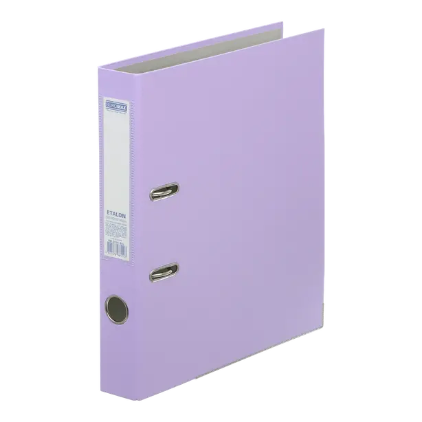 Папка-реєстратор Buromax Etalon PASTEL бузковий  A4 50 мм одностороння PP (BM.3018-26c)