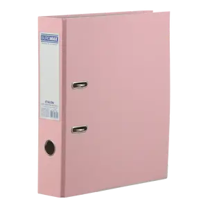Папка-реєстратор Buromax Etalon PASTEL рожевий  A4 70 мм одностороння PP (BM.3017-10c)
