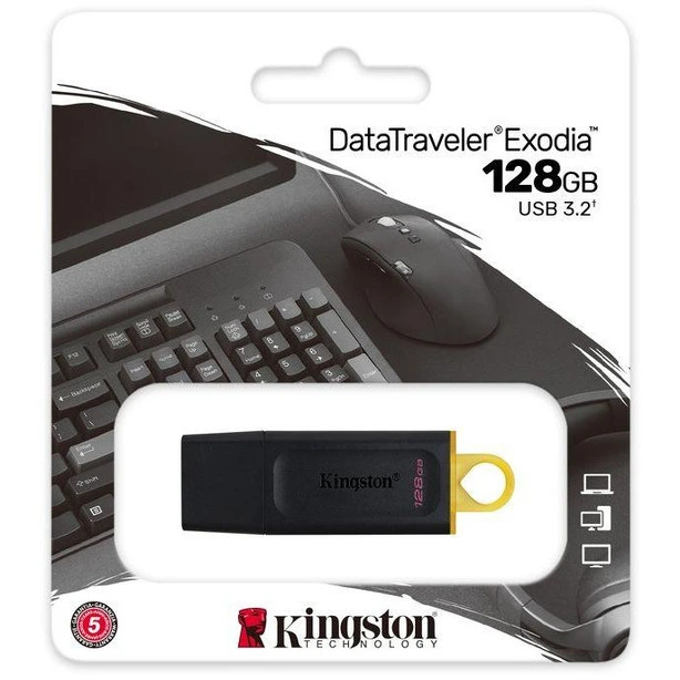 Флеш накопичувач Kingston 128GB USB 3.2 (128GBTAGWH)