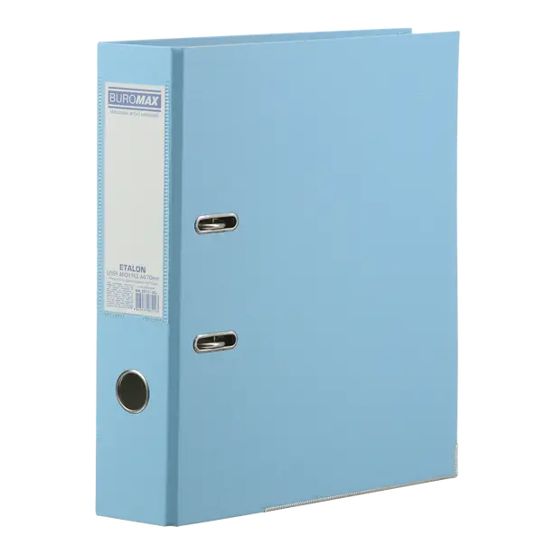Папка-реєстратор Buromax Etalon PASTEL бірюзовий A4 70 мм одностороння PP (BM.3017-06c)