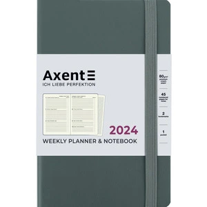 Щотижневик Axent 2024 Partner Soft 125х195 Earth Colors зелений (8519-24-04-A)
