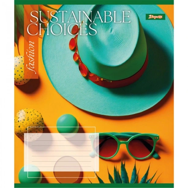 Зошит шкільний 1Вересня Sustainable choices А5 96 арк. клітинка м'яка політурка (766763). Фото 5