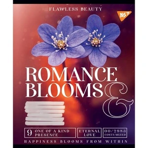 Зошит шкільний 1Вересня Romance blooms А5 18 арк клітинка м'яка політурка (766332). Фото 2