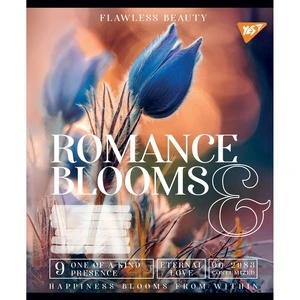 Зошит шкільний 1Вересня Romance blooms А5 18 арк клітинка м'яка політурка (766332). Фото 4