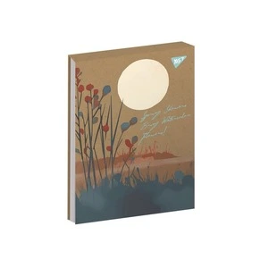 Зошит офісний YES Perfect Spring А5 80арк. клітка тверда палітурка крафт (151909)