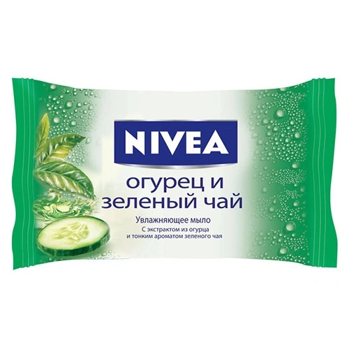 Мило тверде туалетне Nivea огірок і зелений чай 90 г (82431)