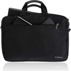 Сумка для ноутбука Vinga 15.6 black nylon NB110BK (225742). Фото 3