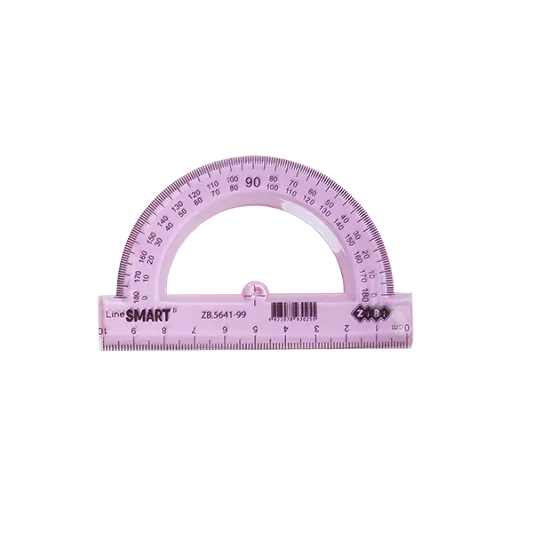 Транспортир 100 мм тонований асотрі (ZB.5641-99)