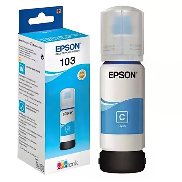 Контейнер з чорнилом EPSON L31xx Cyan (103) (C13T00S24A)