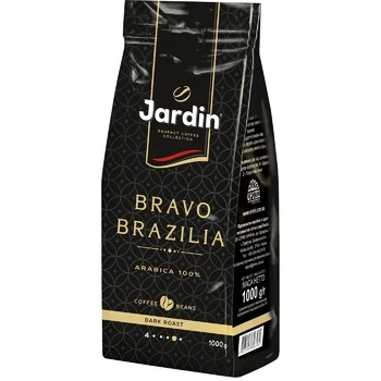 Кава JARDIN Bravo Brazilia в зернах 1 кг (410138)