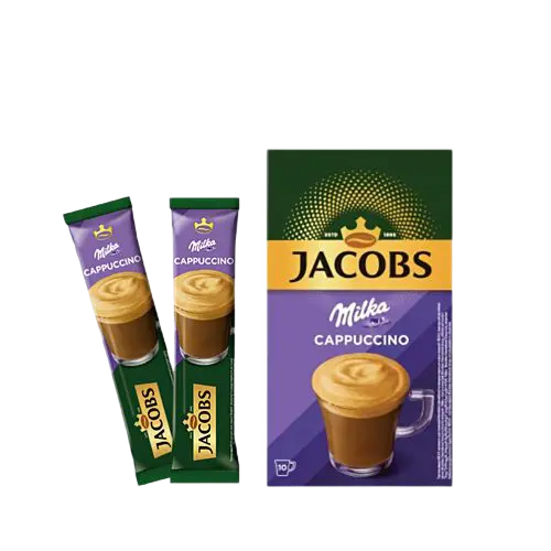 Капучіно Jacobs Milka Cappuccino Choco Nuss 18г х 15шт (191528)