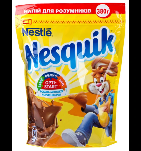 Какао-напій Nesquik шоколадно-молочний Коктель 380г (702493)
