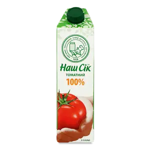 Сік Наш 0,95л томатний (340624)