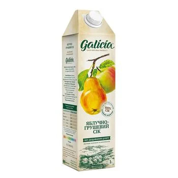 Сік Galicia яблучно-грушевий 1л (346841)