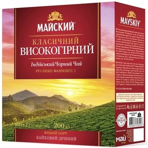 Чай Чорний Майский Класичний Високогірний 100 пак. х 2г. (189340)