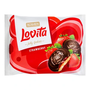 Печиво ROSHEN Lovita Jelly полуниця 420г (173959)