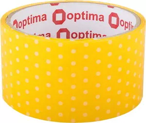 Скотч пакувальний Optima 48мм х 20м жовтий (O45361)