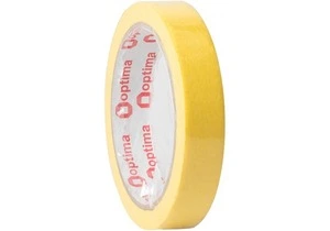 Скотч малярний Optima 18мм х 27м жовтий (O45340)