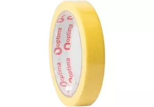 Скотч малярний Optima 18мм х 27м жовтий (O45340)