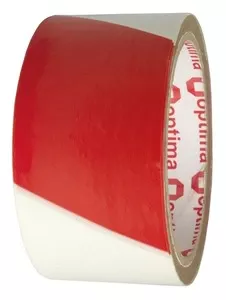 Стрiчка сигнальна Optima 48мм х 20м червоно-біла (O45354)