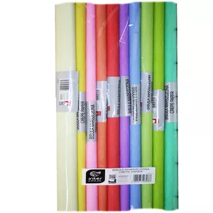 Набір паперу гофрованого Malevaro Сlassic pastel 50х200 см 10 штук в асортименті (65388)