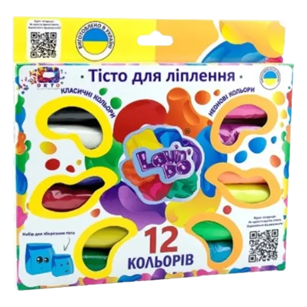 Набір легкого стрибаючого пластиліну ОКТО Lovin`Do (70108-001)
